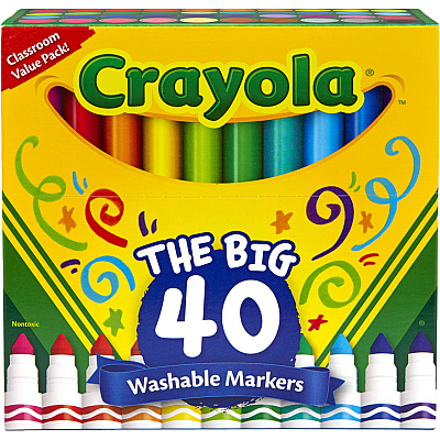Crayola Ultra-Clean Washable Markers (CYO587858)