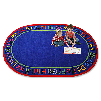 Flagship Carpets Know Your ABCs Oval Rug (FE11033A)