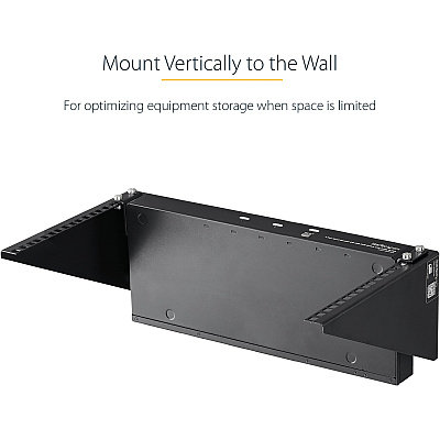 StarTech 6u 19in Vertical Wall Mount Rack Bracket (RK619WALLV)