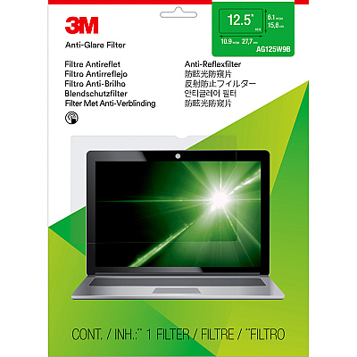 3M Anti-Glare Filter Clear, Matte (MMMAG125W9B)