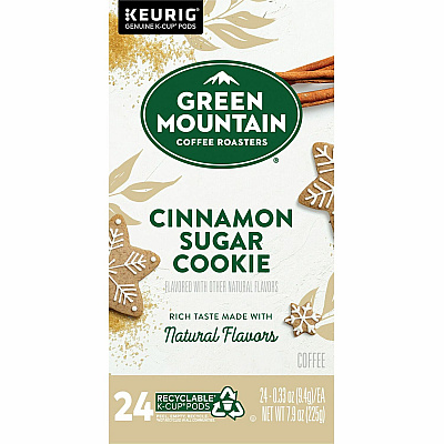 Green Mountain Coffee Roasters K-Cup Cinnamon Sugar Cookie Coffee (GMT79742)