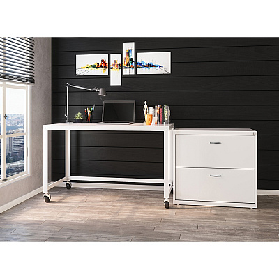 Lorell SOHO Personal Mobile Desk (LLR34418)