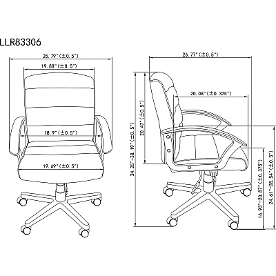 Lorell SOHO Upholstered Task Chair (LLR83306)