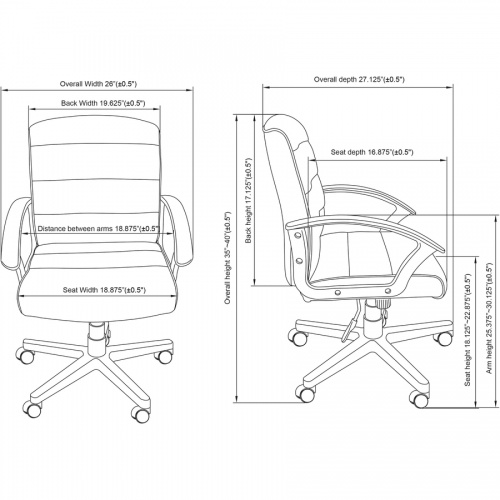 Lorell Fabric Task Chair (83306)