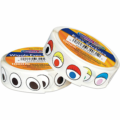 Creativity Street Wiggle Eyes Stickers (PACAC340201)