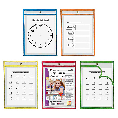 CLI Dry-erase Pocket Class Pack (LEO29130)