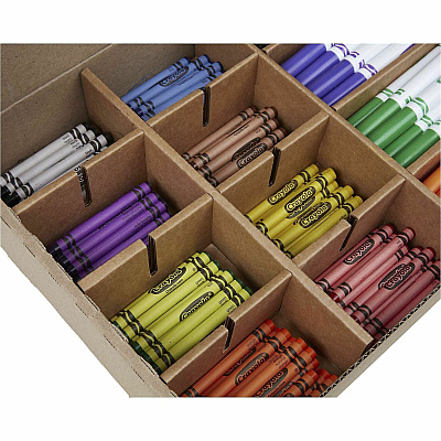 Crayola 8-Color Crayons/Markers Combo Classpack (CYO523349)