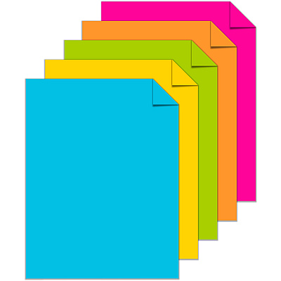 Astrobrights Color Card Stock - 5 Assorted Colours (WAU99904)
