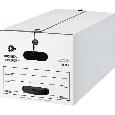 Business Source Medium Duty Letter Size Storage Box (BSN26746)
