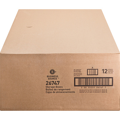 Business Source Medium Duty Legal Size Storage Box (BSN26747)