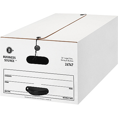 Business Source Medium Duty Legal Size Storage Box (BSN26747)