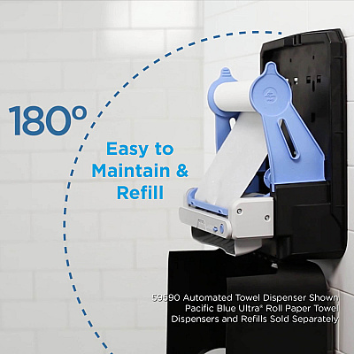 Pacific Blue Ultra High-Capacity Recycled Paper Towel Rolls (GPC26496)