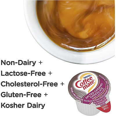 Coffee-mate Coffee-mate Salted Caramel Chocolate Liquid Coffee Creamer Singles (NES77197)