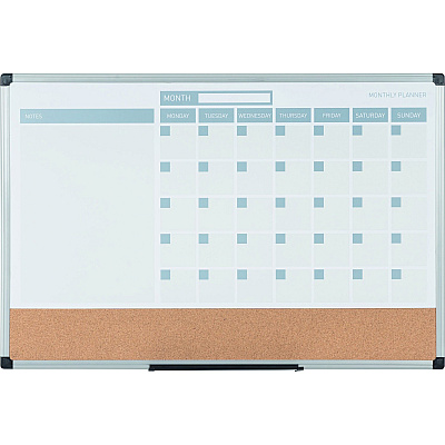 MasterVision 3-in-1 Monthly Dry-erase Calendar Board (BVCMB0707186P)