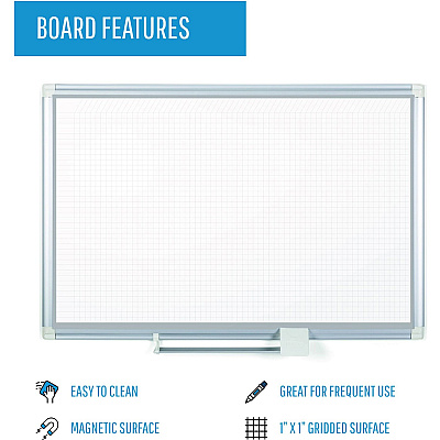 MasterVision Dry-erase Magnetic Planning Board (BVCGA27109830A)