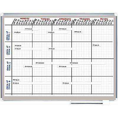 MasterVision Dry-erase Magnetic Planning Board (BVCGA27109830A)