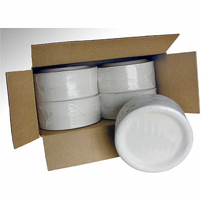 AJM Packaging Packaging Packaging AJM Packaging Packaging 9" Dinnerware Paper Plates (AJMCP9AJCWWH1CT)