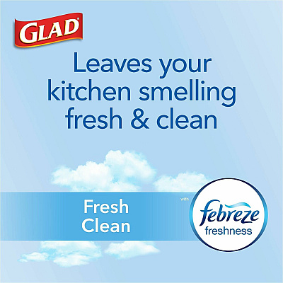 Glad ForceFlexPlus Tall Kitchen Drawstring Trash Bags (CLO70320)