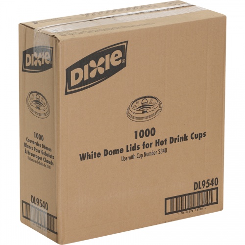 Dixie Medium-size Hot Cup Lids by GP Pro (DL9540CT)