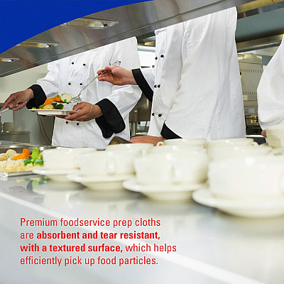 Wypall Critical Clean High Capacity Heavy Duty Foodservice Cloths (KCC05927)