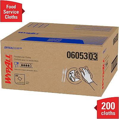 Wypall Critical Clean Foodservice Cloths (KCC06053)