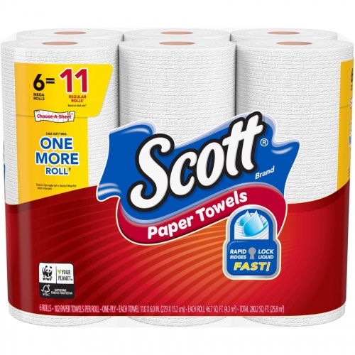 Scott Choose-A-Sheet Paper Towels - Mega Rolls (16447)