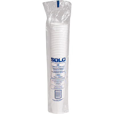 Solo 12 oz Disposable Hot Cups (SCC412WN2050)