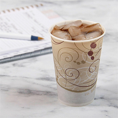 Solo 7 oz Waxed Paper Cold Cups (SCCR7NJ8000)