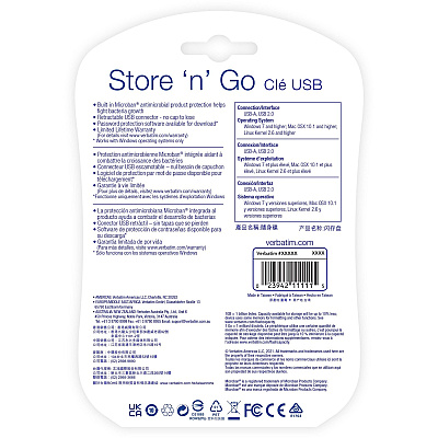 Verbatim 16GB Store 'n' Go USB Flash Drive - 3pk - Red, Green, Blue (99122)