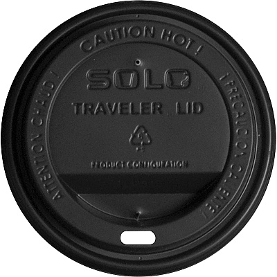 Solo Traveler Dome Hot Cup Lids (SCCTLB3160004)