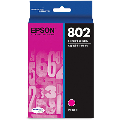 Epson DURABrite Ultra 802 Original Inkjet Ink Cartridge - Magenta - 1 Each (EPST802320S)