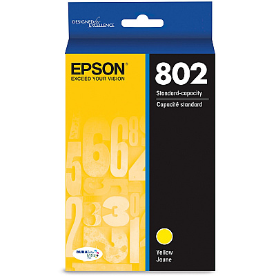 Epson DURABrite Ultra 802 Original Inkjet Ink Cartridge - Yellow - 1 Each (EPST802420S)