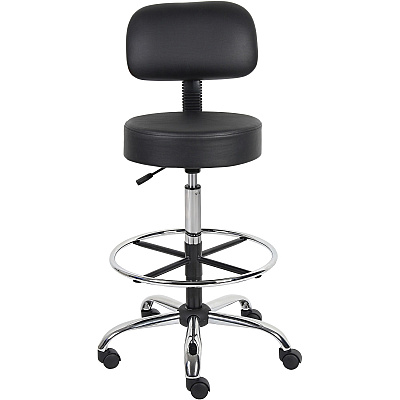 BOSS Drafting Stool (B16245BK)