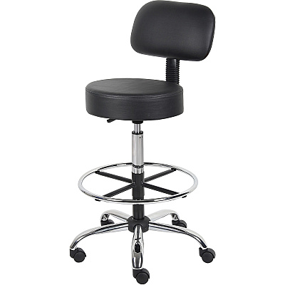 BOSS Drafting Stool (B16245BK)