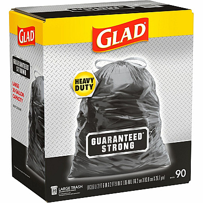 Glad Large Drawstring Trash Bags (CLO78952)