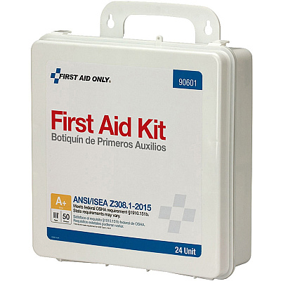First Aid Only 50-Person Unitized Plastic First Aid Kit - ANSI Compliant (FAO90601)