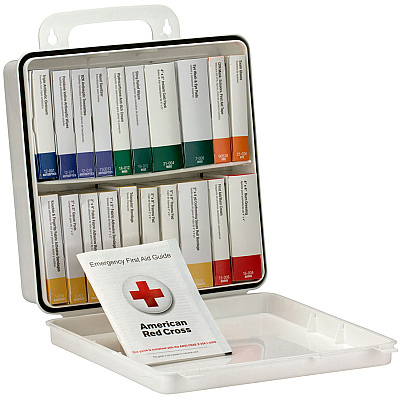 First Aid Only 50-Person Unitized Plastic First Aid Kit - ANSI Compliant (FAO90601)