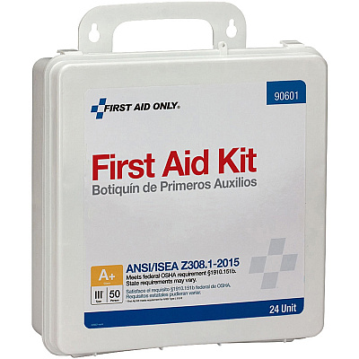 First Aid Only 50-Person Unitized Plastic First Aid Kit - ANSI Compliant (FAO90601)