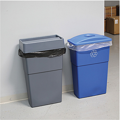 Genuine Joe 23-Gallon Recycling Bin Cutout Lid (GJO98219)