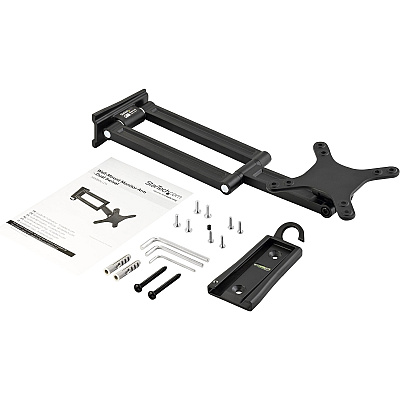 StarTech Wall Mount Monitor Arm - Dual Swivel - For Vesa Mount Monitors And Flat-screen Tvs Up To 34in (33.1lb/15kg) - Monitor Wall Mount / Monitor Mount (ARMWALLDS)