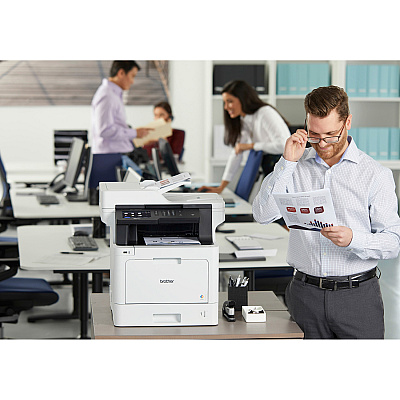 Brother Business Color Laser All-in-One MFC-L8900CDW - Duplex Print - Wireless Networking
