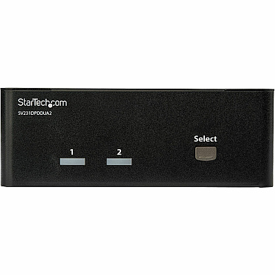 StarTech 2-port Display Port Dual-monitor Kvm Switch - 4k 60hz - Access Two Dual-monitor Computers And Two Shared Usb Peripherals From A Single Workstation (SV231DPDDUA2)