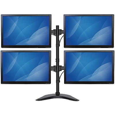 StarTech Quad Monitor Stand - Heavy Duty Steel (ARMBARQUAD)