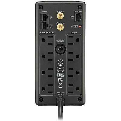 APC Back Ups Pro Bx 850va, 8 Outlets, Avr, Lcd Interface (BX850M)