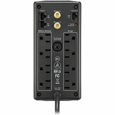 APC Back Ups Pro Bx 850va, 8 Outlets, Avr, Lcd Interface (BX850M)