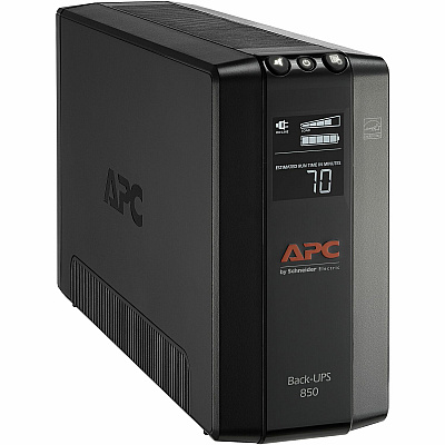 APC Back Ups Pro Bx 850va, 8 Outlets, Avr, Lcd Interface (BX850M)