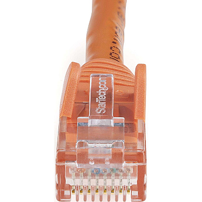 StarTech 1ft Cat6 Ethernet Cable Orange 100w Poe (N6PATCH1OR)