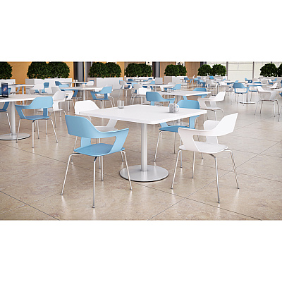 KFI Julep Poly Chair-Red (2500CHRED)