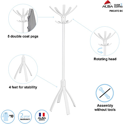 Alba Coat Stand (PMCAFEBC)
