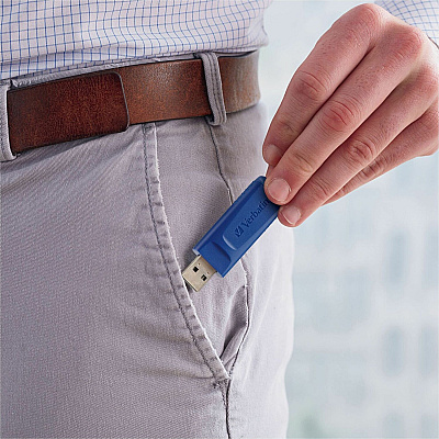 Verbatim 16GB USB Flash Drive - 5pk - Blue (99810)